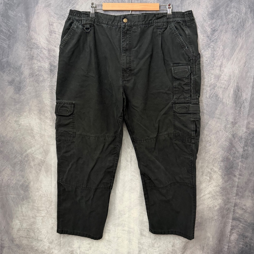 5.11 Tactical Black Cotton Canvas Cargo Pants 44x30 Style 74251 Work Gorpcore